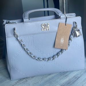 SM Detachable straps,faux leather,12 wide, 9 height, 4 depth. NEW.